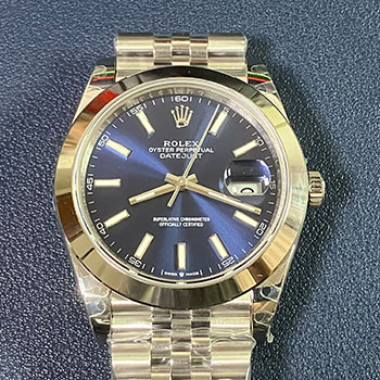 【機能性が優れる】2024最新ロレックスコピーM126300-0001 デイトジャスト 41mm ブルー 腕時計